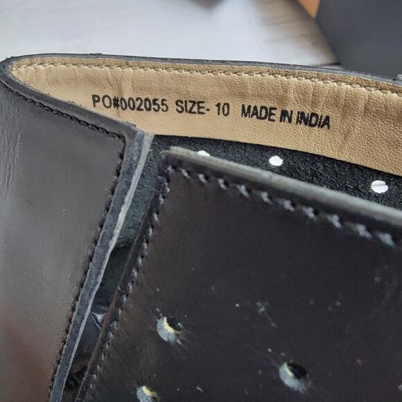 Journee Collection Ulima Leather Zipper Cap Toe Boots Black Women's Size 10 - Picture 7 of 9